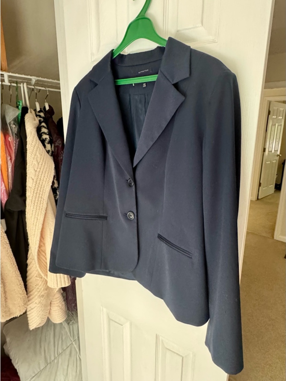 Anne Klein Dark Blazer 18W